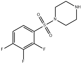 1-(2,3,4-Trifluorobenzenesulfonyl)piperazine Structure