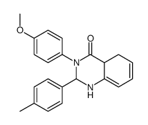 2-(4-Methylphenyl)-3-(4-methoxyphenyl)-dihydro-4(1H)quinazolinone结构式