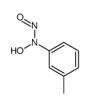 Benzenamine, N-hydroxy-3-methyl-N-nitroso- (9CI)结构式