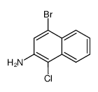 4-bromo-1-chloro-[2]naphthylamine结构式