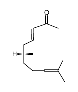 (6R)-(E)-6,10-dimethyl-3,9-undecadien-2-one结构式