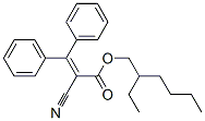 2-ethylhexyl 2-cyano-3,3-diphenyl-prop-2-enoate structure