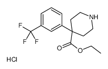 4-[3-(TRIFLUOROMETHYL)PHENYL]-4-PIPERIDINECARBOXYLIC ACID ETHYL ESTER HYDROCHLORIDE picture