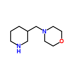 4-(Piperidin-3-ylmethyl)morpholine structure