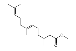 methyl 3,7,11-trimethyldodeca-6,10-dienoate结构式