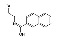 N-(2-bromoethyl)naphthalene-2-carboxamide结构式