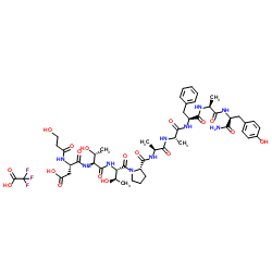 Acetyl-(Ala10.11)-RANTES (1-14) amide (human) trifluoroacetate salt Structure