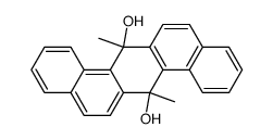 7,14-dimethyl-7,14-dihydro-dibenz[a,h]anthracene-7,14-diol Structure