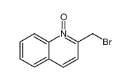 2-bromomethyl-quinoline-1-oxide结构式