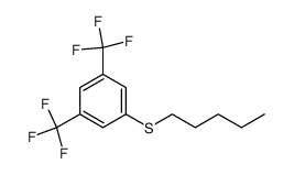 [3,5-bis(trifluoromethyl)phenyl] pentyl sulfide Structure