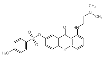 1-(2-dimethylaminoethylamino)-7-(4-methylphenyl)sulfonyloxy-thioxanthen-9-one Structure