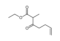 ethyl 2-methyl-3-oxohept-6-enoate Structure