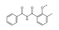 benzoyl-(2-methoxy-3-methyl-benzoyl)-amine结构式