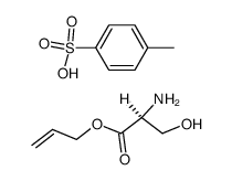 L-Serin-allylester-hydro-p-toluolsulfonat Structure