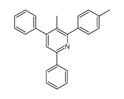 3-methyl-2-(4-methylphenyl)-4,6-diphenylpyridine结构式