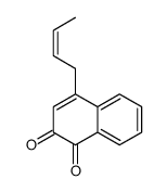 4-but-2-enylnaphthalene-1,2-dione结构式