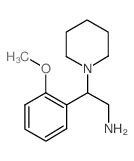 2-(2-methoxyphenyl)-2-piperidin-1-ylethanamine结构式