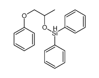 1-phenoxypropan-2-yloxy(diphenyl)silane Structure