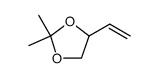 1,3-Dioxolane, 4-ethenyl-2,2-dimethyl结构式