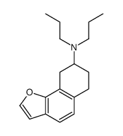 N,N-dipropyl-6,7,8,9-tetrahydrobenzo[g][1]benzofuran-8-amine结构式