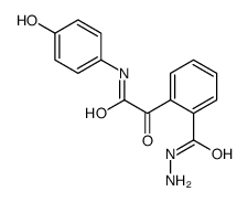 2-[2-(hydrazinecarbonyl)phenyl]-N-(4-hydroxyphenyl)-2-oxoacetamide Structure