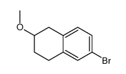 6-bromo-2-methoxy-1,2,3,4-tetrahydronaphthalene Structure