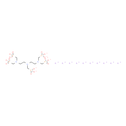 decapotassium [[(phosphonatomethyl)imino]bis[ethane-2,1-diylnitrilobis(methylene)]]tetrakisphosphonate结构式