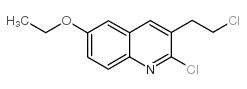 2-Chloro-3-(2-chloroethyl)-6-ethoxyquinoline structure