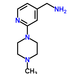 [2-(4-methylpiperazin-1-yl)pyridin-4-yl]methylamine Structure