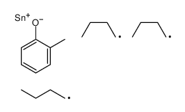 tributyl-(2-methylphenoxy)stannane结构式