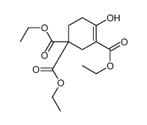 triethyl 4-hydroxycyclohex-3-ene-1,1,3-tricarboxylate Structure