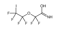 2,2-difluoro-2-(1,1,2,2-tetrafluoro-2-iodoethoxy)acetamide结构式