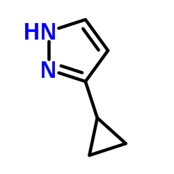 3-Cyclopropyl-1H-pyrazole structure