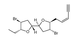 (4aα,8aα)-2β-Ethyl-3β,7β-dibromo-6β-[(Z)-2-pentene-4-ynyl]octahydropyrano[3,2-b]pyran picture