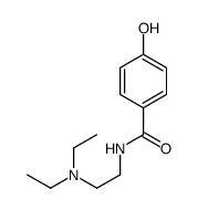 p-Hydroxy-N-[2-(diethylamino)ethyl]benzamide结构式