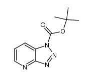 1-t-butoxycarbonyl-v-triazolo<4,5-b>pyridine结构式