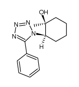 1-[(1RS,2SR)-2-hydroxy-2-methylcyclohexyl]-5-phenyltetrazole Structure