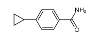 4-cyclopropylbenzamide结构式