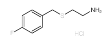 2-[(4-Fluorobenzyl)sulfanyl]ethylamine hydrochloride Structure