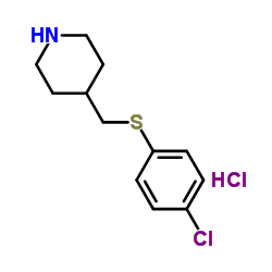 4-(4-Chloro-phenylsulfanylmethyl)-piperidine hydrochloride图片