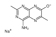 4-Amino-2,6-dimethyl-7(8H)-pteridone Sodium Salt structure