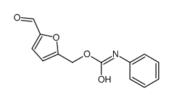 (5-formylfuran-2-yl)methyl N-phenylcarbamate结构式