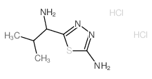 5-(1-amino-2-methylpropyl)-1,3,4-thiadiazol-2-amine(SALTDATA: 2.15HCl 0.25H2O)图片