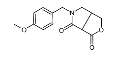 5-(4-Methoxybenzyl)tetrahydro-1H-furo[3,4-c]pyrrole-1,6(3H)-dione Structure