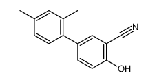 5-(2,4-dimethylphenyl)-2-hydroxybenzonitrile Structure