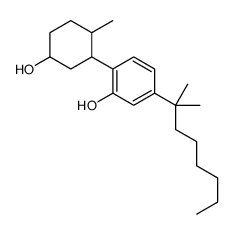 5-(1,1-Dimethylheptyl)-2-[(1R,2R,5R)-5-hydroxy-2-methylcyclohexyl]phenol结构式