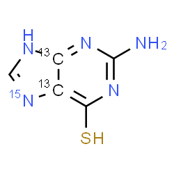 [13C2,15N]-2-氨基-6-巯基嘌呤图片