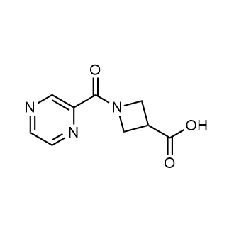 1-(Pyrazine-2-carbonyl)azetidine-3-carboxylicacid picture