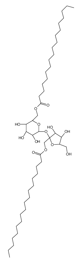 [(2R,3S,4S,5R,6R)-6-[(2S,3S,4S,5R)-3,4-dihydroxy-5-(hydroxymethyl)-2-(octadecanoyloxymethyl)oxolan-2-yl]oxy-3,4,5-trihydroxyoxan-2-yl]methyl octadecanoate Structure