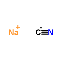 Sodium cyanide Structure